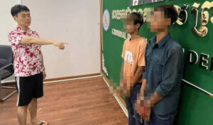 プノンペン 外国人観光客から携帯電話をひったくった犯人が逮捕