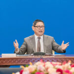 カンボジア、ラオスでの第57回ASEAN外相会議に出席