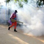 プノンペンでデング熱対策で蚊の駆除作業が完了