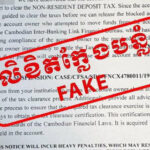 税務総局（GDT） は偽造の「非居住者納税証明書」に警告