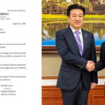 日本の防衛大臣がフン・セン上院議長に会談、防衛協力の強化を約束