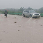 プノンペン-シハヌークビル間の高速道路で冠水、今後の気候変化に注意