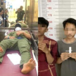 プノンペン　警官に向けて故意にバイクで突っ込んだ3人を逮捕