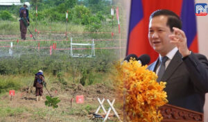 首相:依然1,700平方キロメートルの地雷が残っており、100万人に国民が影響