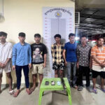 シハヌークビルの路上で激しい乱闘で地元民10人を逮捕