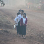 寒気到来、カンボジアは引き続き寒さが続く