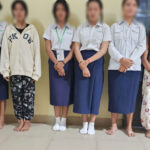 不良女子高生間の暴力的な喧嘩、8人拘束される