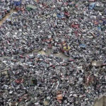 押収されたバイクはスクラップとして競売