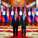 カンボジア上院議長がラオス首相と協議