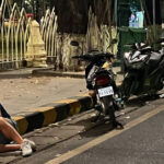 プノンペン中心部で土曜早朝、外国人が待ち伏せ強盗に遭う