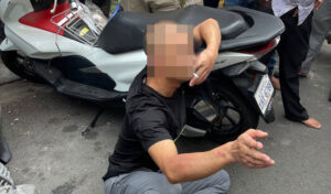 プノンペンでひき逃げした中国人男を逮捕