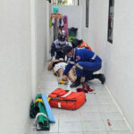 プノンペン　中国人が屋上から飛び降りて病院へ