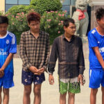 プノンペンの若者ギャングを公衆に晒す