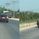 警察は、走行中の車から飛び降りた中国人、誘拐事件として捜査中