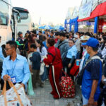 クメール正月を前に人々の帰省が始まる