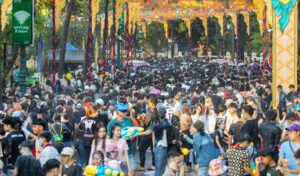 プノンペンで60万人以上が正月の祝賀に参加