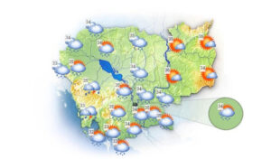 カンボジアでは数日中に驟雨(スコール)が降る