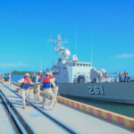 ベトナム人民海軍艦艇が日本の自衛艦に次いで、リアム海軍基地に入港