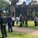 世界遺産：アンコール遺跡群に避雷針を増設