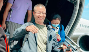 シハヌークビル空港　ルイリー（瑞麗航空）の運航再開で観光客が到着