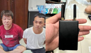 プノンペン　「リモコン」装置で車に侵入した中国人を逮捕