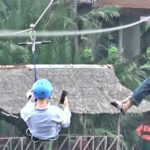 カンポットの新しいジップラインが観光客に人気