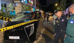 プノンペンのマンションから転落で女性が死亡