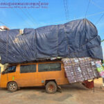 シェムリアップ州警察、大型貨物を積載した車両に対する法的措置