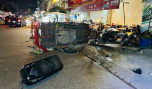 プノンペンで飲酒運転事故　「酔った」中国人を逮捕