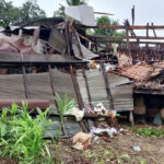 バッタンバン州　激しい風雨で家屋に被害が発生