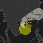 台風ウティップはカンボジアに散発的な降雨をもたらすだろう