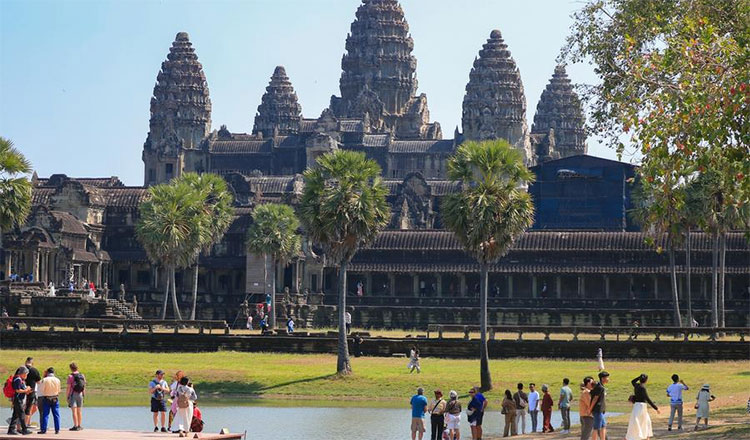 今年上半期 世界遺産アンコール遺跡群への中国人観光客が25%増加