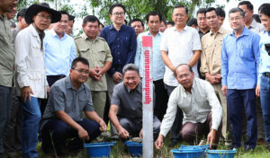 フナンテチョ運河建設でカンダル・タケオ州の境界を完了に