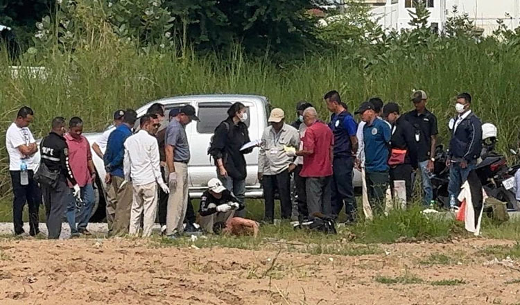 プノンペン 頭部に刺し傷の男性遺体が発見される