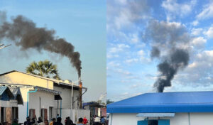 靴メーカー工場に有害汚染焼却炉の使用中止命令