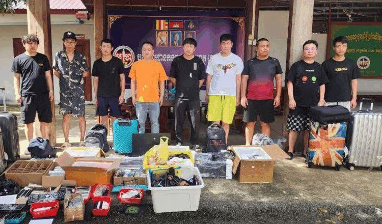 ストゥントレン州で詐欺拠点移動中の中国人9人が逮捕