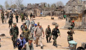 ASEAN監視チームが国境沿いのカンボジアとタイの停戦履行を監視