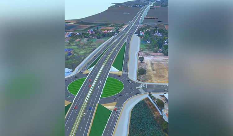 プノンペン　メコン川橋建設のため習近平通りが閉鎖に　9月1日から