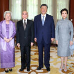 国王陛下と王妃陛下が中国の国家主席夫妻と会見