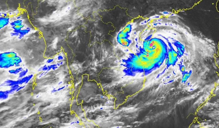 台風カジキ、カンボジアに雨をもたらすと予想
