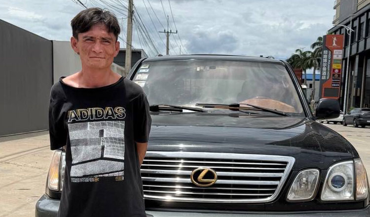 プノンペン 中国人の自動車窃盗犯が逮捕される