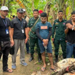 プノンペン郊外　バナナ農園で麻薬密売人を逮捕