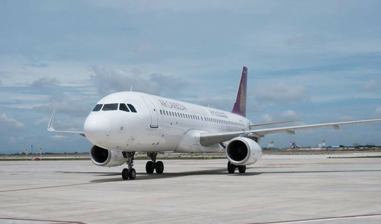 国営エア・カンボジア プノンペン・テチョ国際空港（KTI）でエアバスA320による旅客輸送の初飛行