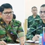 国軍は、タイ軍との信頼関係を強化し停戦維持のため国境協議を開催