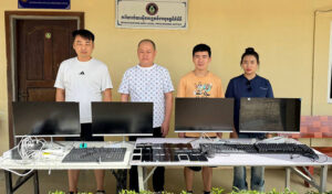 シェムリアップ 「ロマンス詐欺」の疑いで外国人4人を逮捕