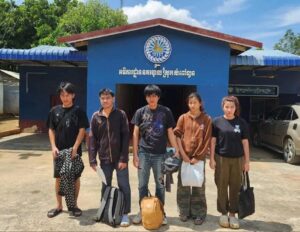 不法な国境越えでタイ人5人を逮捕