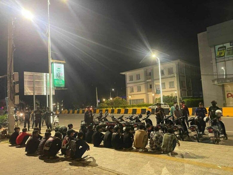 シェムリアップの深夜の乱闘で30人以上を逮捕