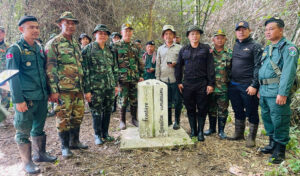 カンボジアとタイが共同で94個の仮国境標識を設置