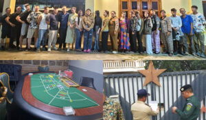 コンポンスプー　違法賭博摘発で中国人とカンボジア人ら22人を逮捕