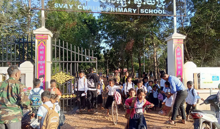 タイ軍の発砲を受け、ウドン・ミエンチェイ州の国境沿いの学校を閉鎖